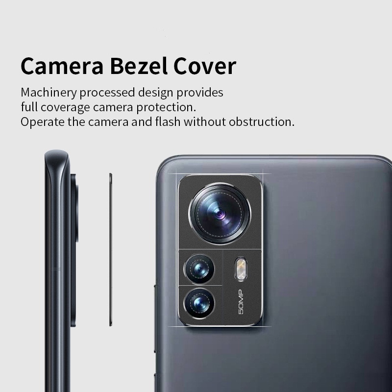 Miếng Dán Bảo Vệ Ống Kính Máy Ảnh Bằng Nhôm Cho Xiaomi Mi 12 12X 12Pro 12S 12S Pro 12S Ultra 12T