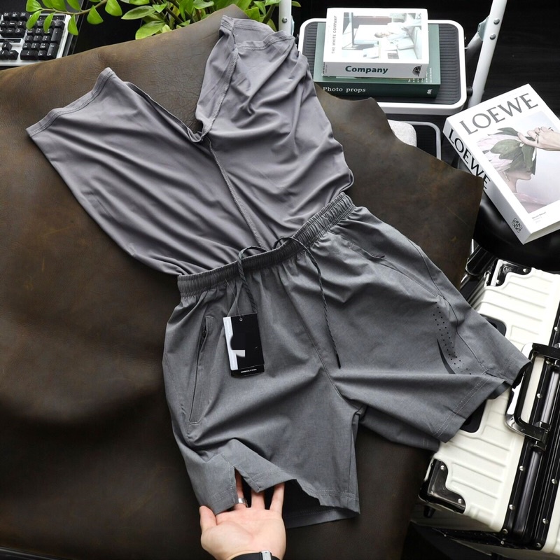 QUẦN ĐÙI THỂ THAO NAM 2 LỚP TẬP GYM, TẠ, CHẠY BỘ, TENNIS