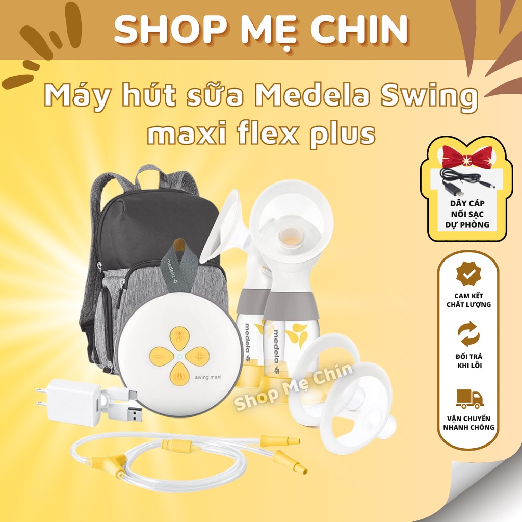 Máy hút sữa Medela Swing maxi flex plus công nghệ mới Medela Flex™ giúp mẹ có thể hút nhiều sữa hơn 18%