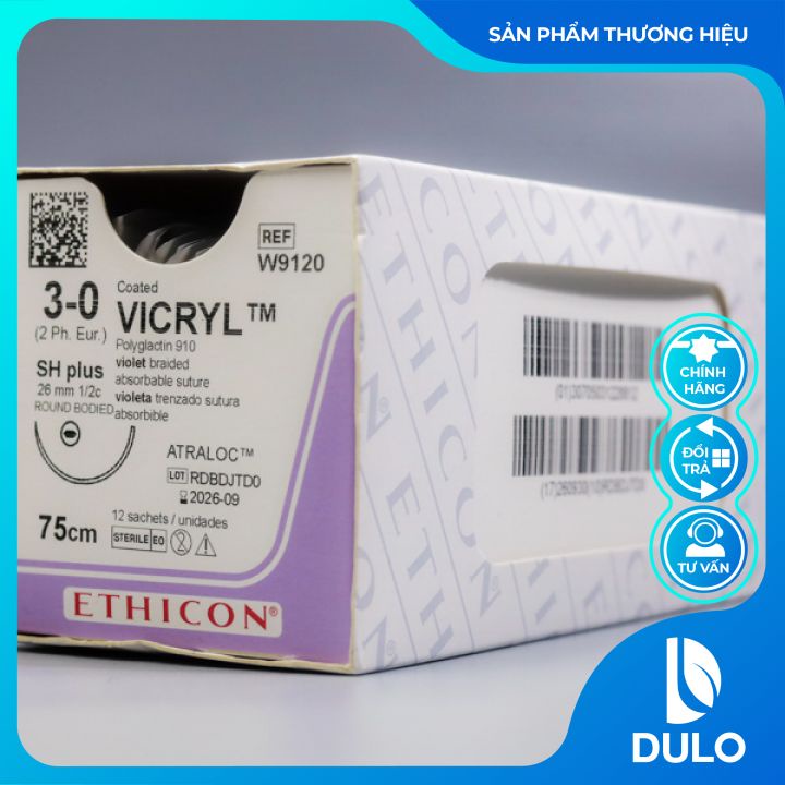 Chỉ phẫu thuật Vicryl 3/0