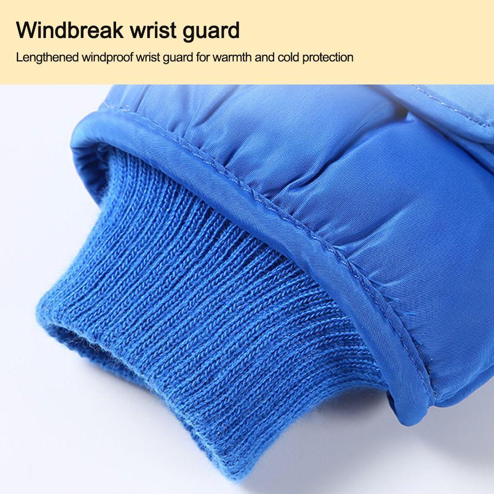 SUMU Găng Tay Trượt Tuyết Dày Dặn Giữ Ấm Cho Bé