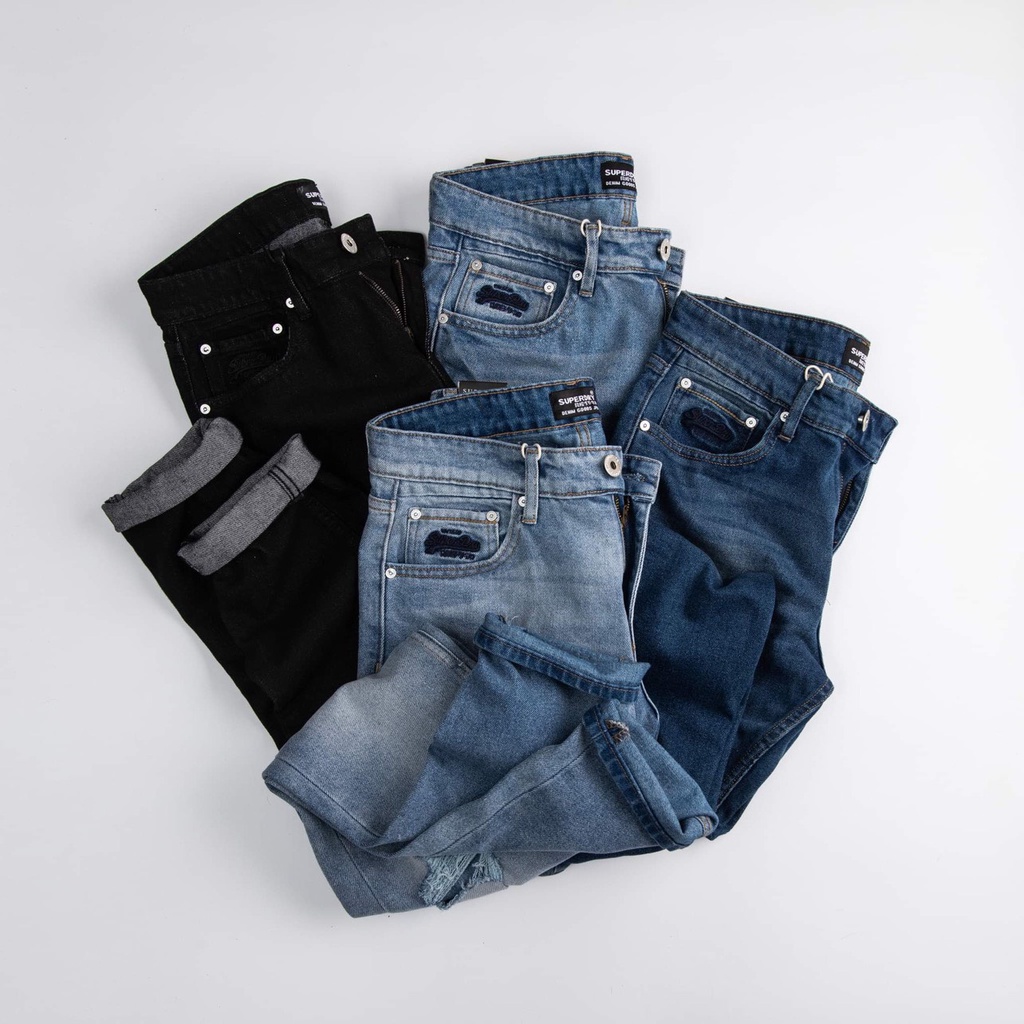 Quần Jean Dài Superdry -Thời Trang-Sành Điệu-Phong Cách- Chất co dãn - Form Skinny