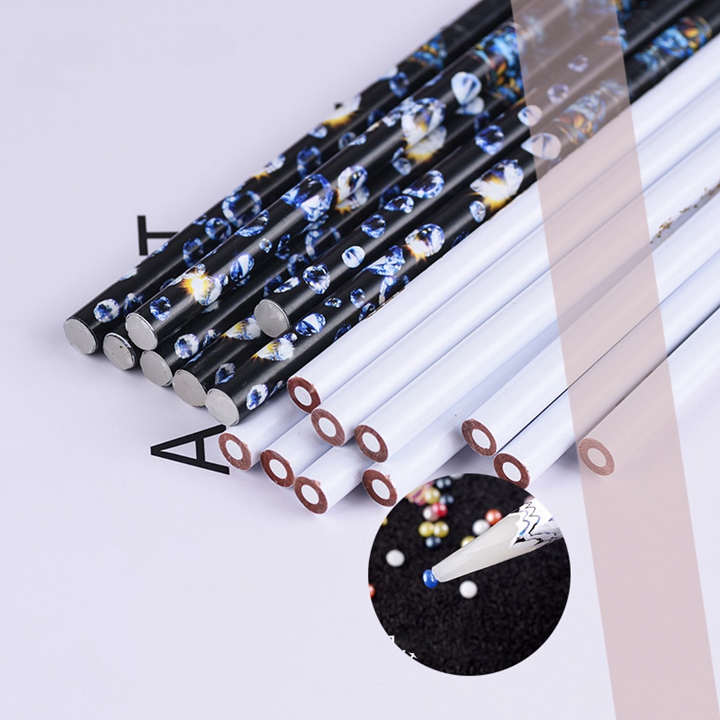 [beautymart] Bút Sáp Chấm Bi Có Thể Tái Sử Dụng Độ Bền Cao Tay Cầm Bằng Gỗ Rộng Tiết Kiệm Sức Lao Động