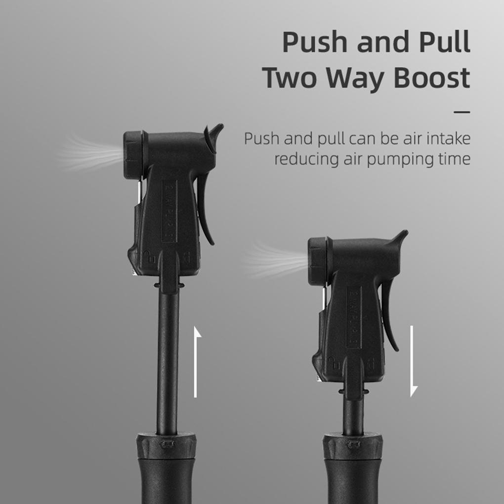 Ống Bơm Xe Đạp Hai / Chiều Di Động Hỗ Trợ Mang Theo Mới