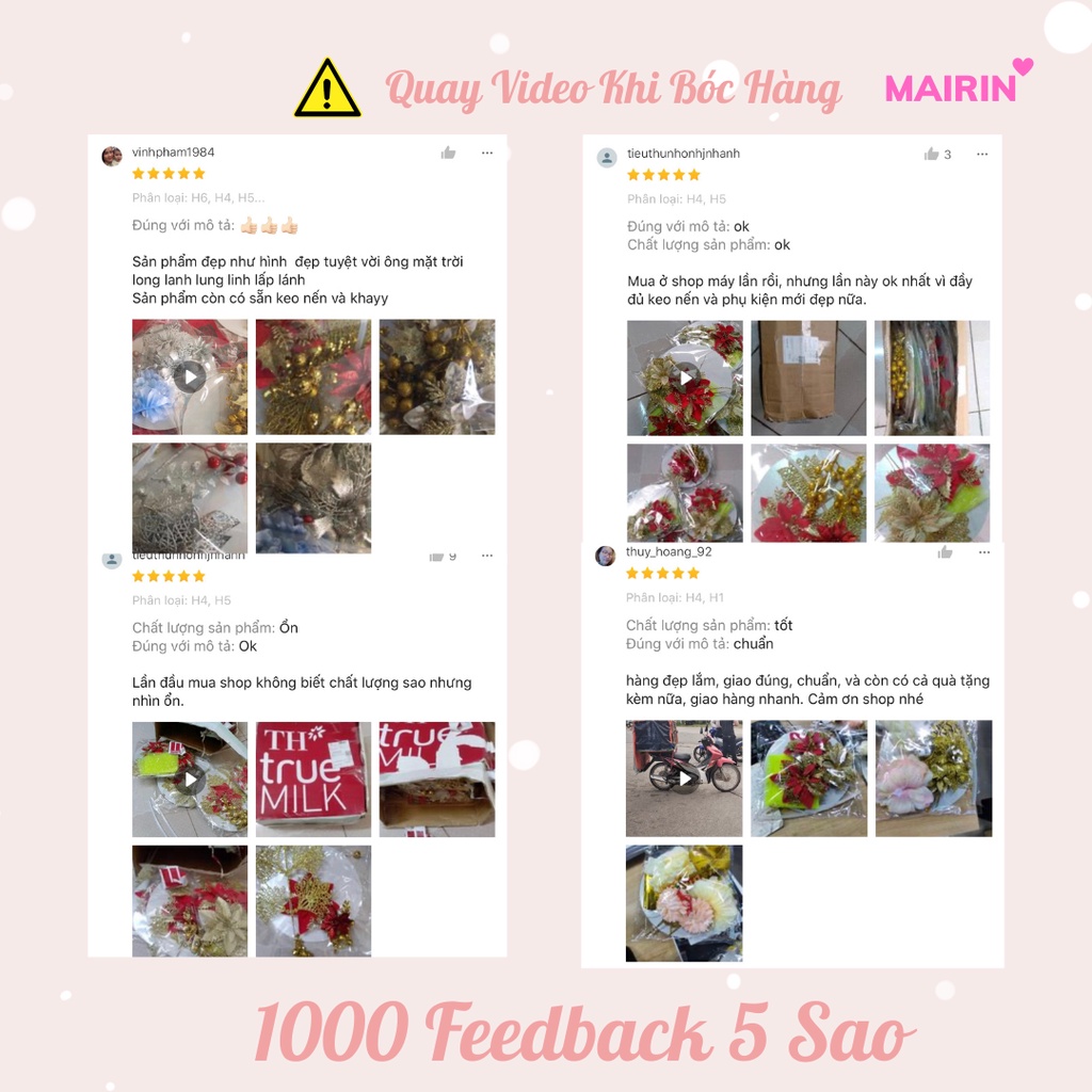 Set Phụ Kiện Trang Trí Tháp Bánh, Tháp Bia, Tháp Nước Ngọt, Oản Tài Lộc, Cháp Bánh...Cao Cấp Ngày Tết