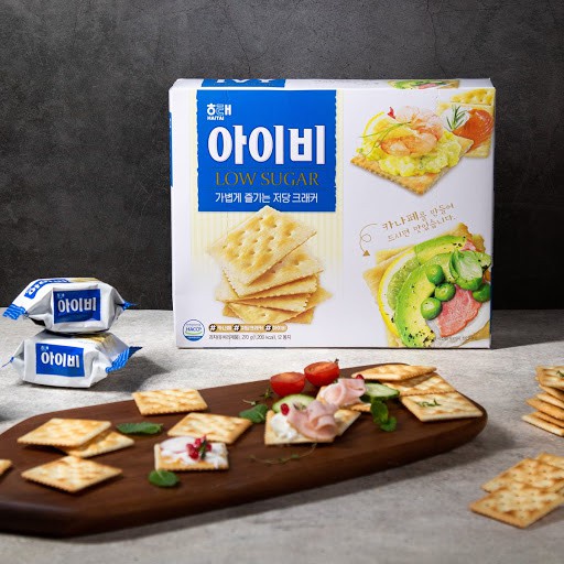 Bánh quy ít đường IVY Haitai hộp 155g, 270g