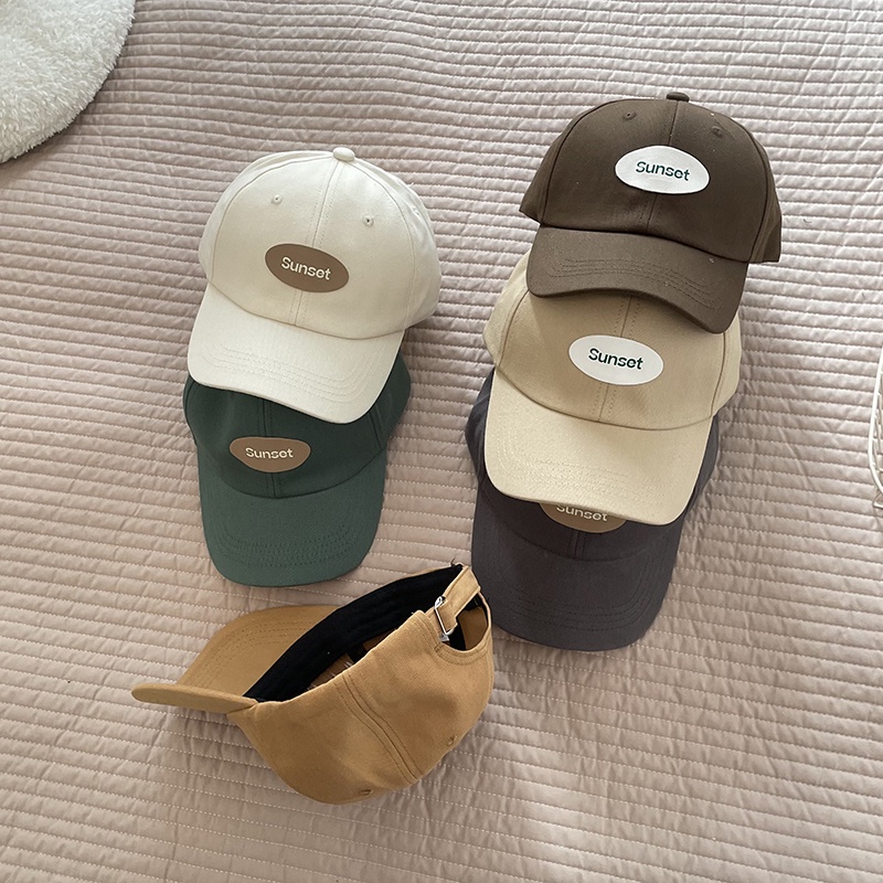 Mũ Lưỡi Trai Thêu Chữ Phong Cách Hàn Quốc Cho Bé