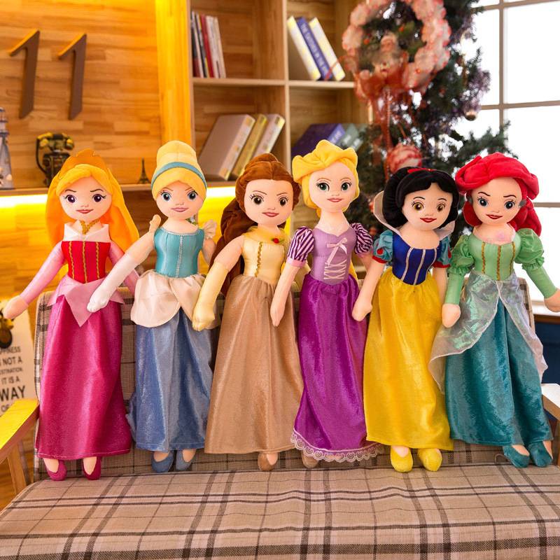 Búp Bê Nhồi Bông Hình Công Chúa Disney / Sophia / Bạch Tuyết Dễ Thương Dùng Làm Quà Tặng Sinh Nhật Cho
