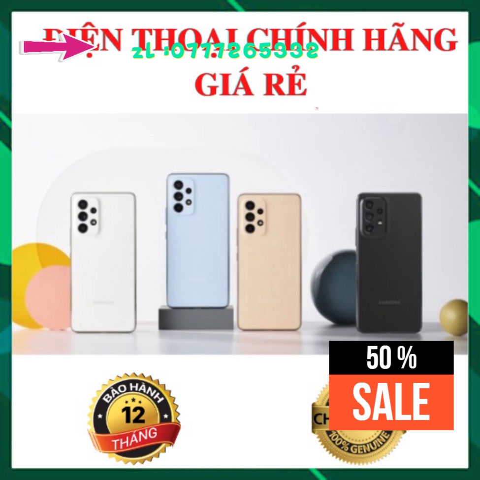 Điện thoại Samsung Galaxy A33 5G  - Hàng chính hãng nguyên seal - SS08 ZQ17AR chính hãng