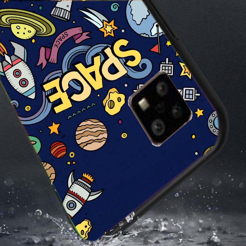 Ốp Điện Thoại Silicon tpu Mềm In Hình Phi Hành Gia Hoạt Hình Cho sharp aquos sense 5g sh-53a sh-m17