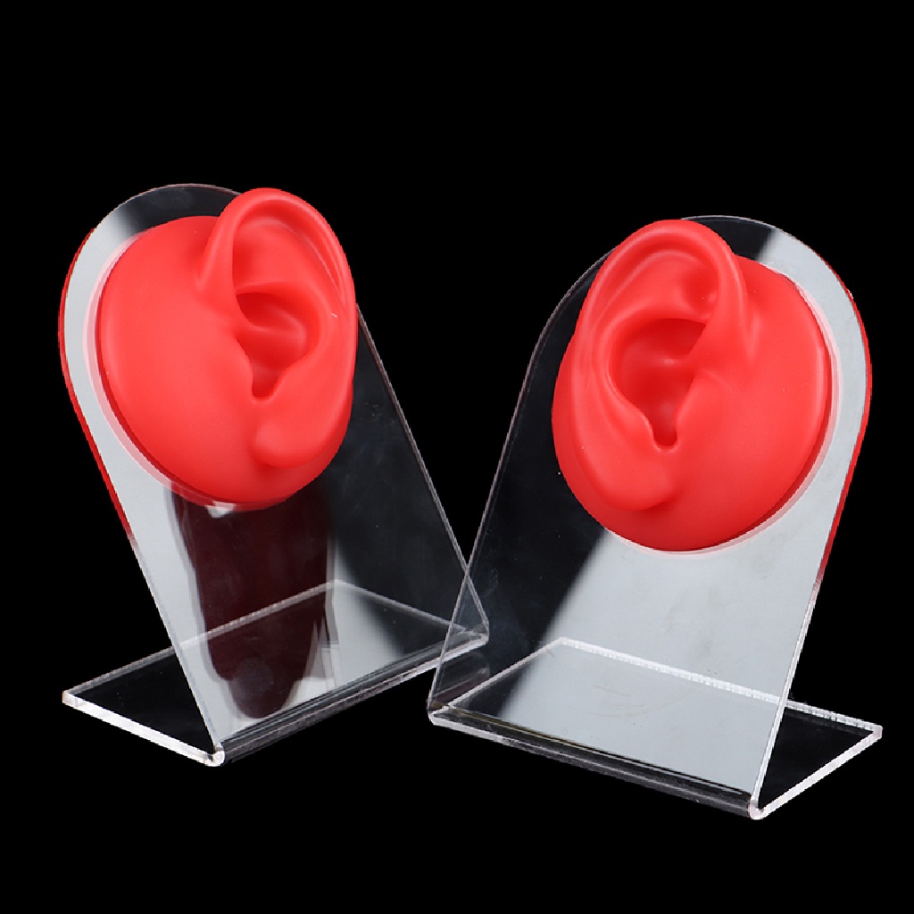 Mô Hình Trưng Bày Khuyên Tai Bằng Silicone Với Giá Đứng Acrylic