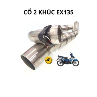 CỔ PÔ 2 KHÚC INOX 304 CHO EX135 - EX2010 4S - EX150 - WINNER