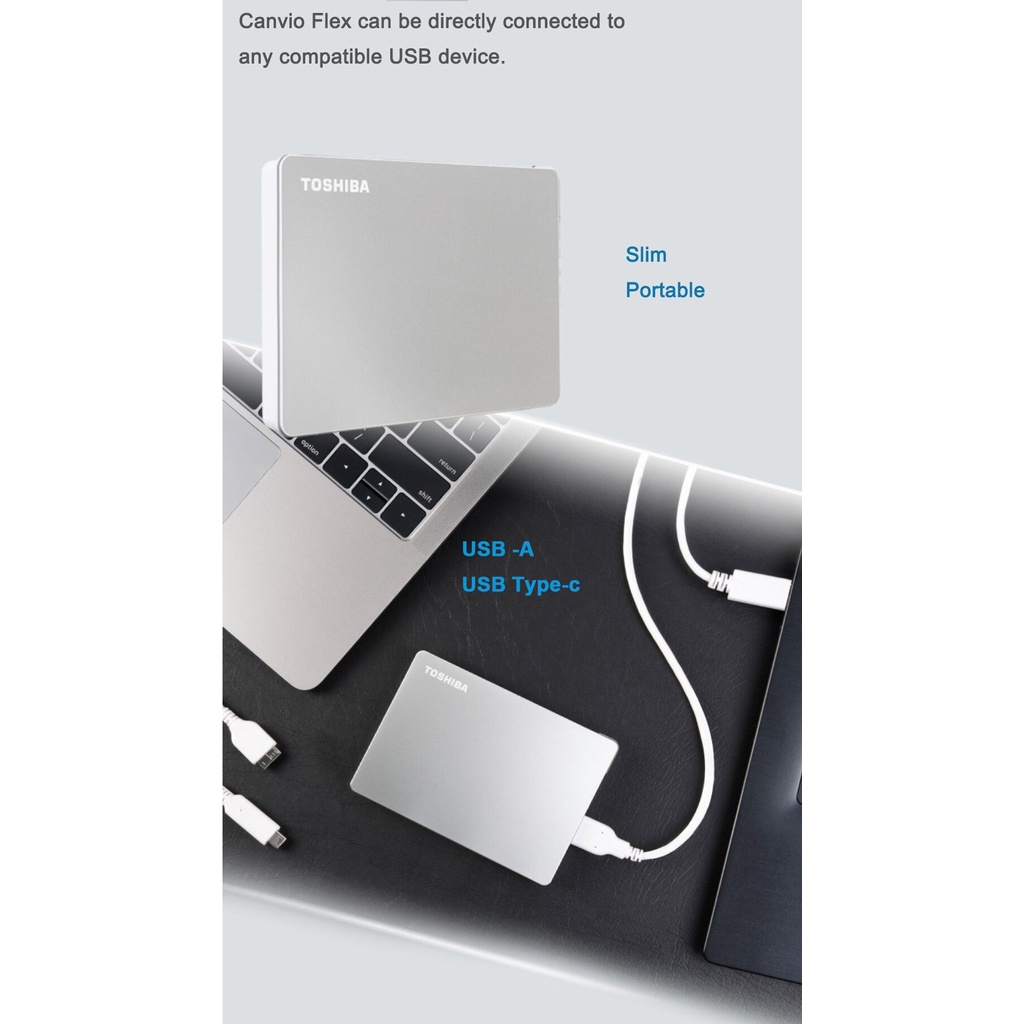 Ổ cứng di động HDD Toshiba Canvio Flex 1TB | 2TB | 4TB | BigBuy360 - bigbuy360.vn