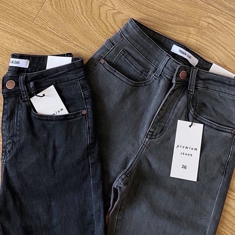 Quần skinny xám Premium