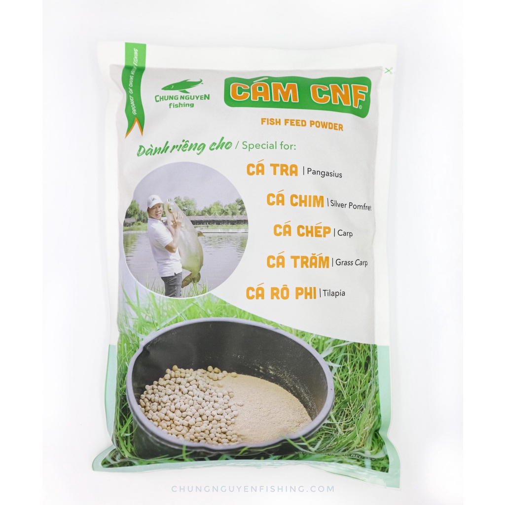 Combo 3 Siêu Phẩm 1kg Cám CNF, 1 Chai Dầu Hăng, 1 Hũ Bột Ngũ Vị Hương Chuyên Dùng Câu Cá Tra, Chép, Rô Phi Chung Nguyen