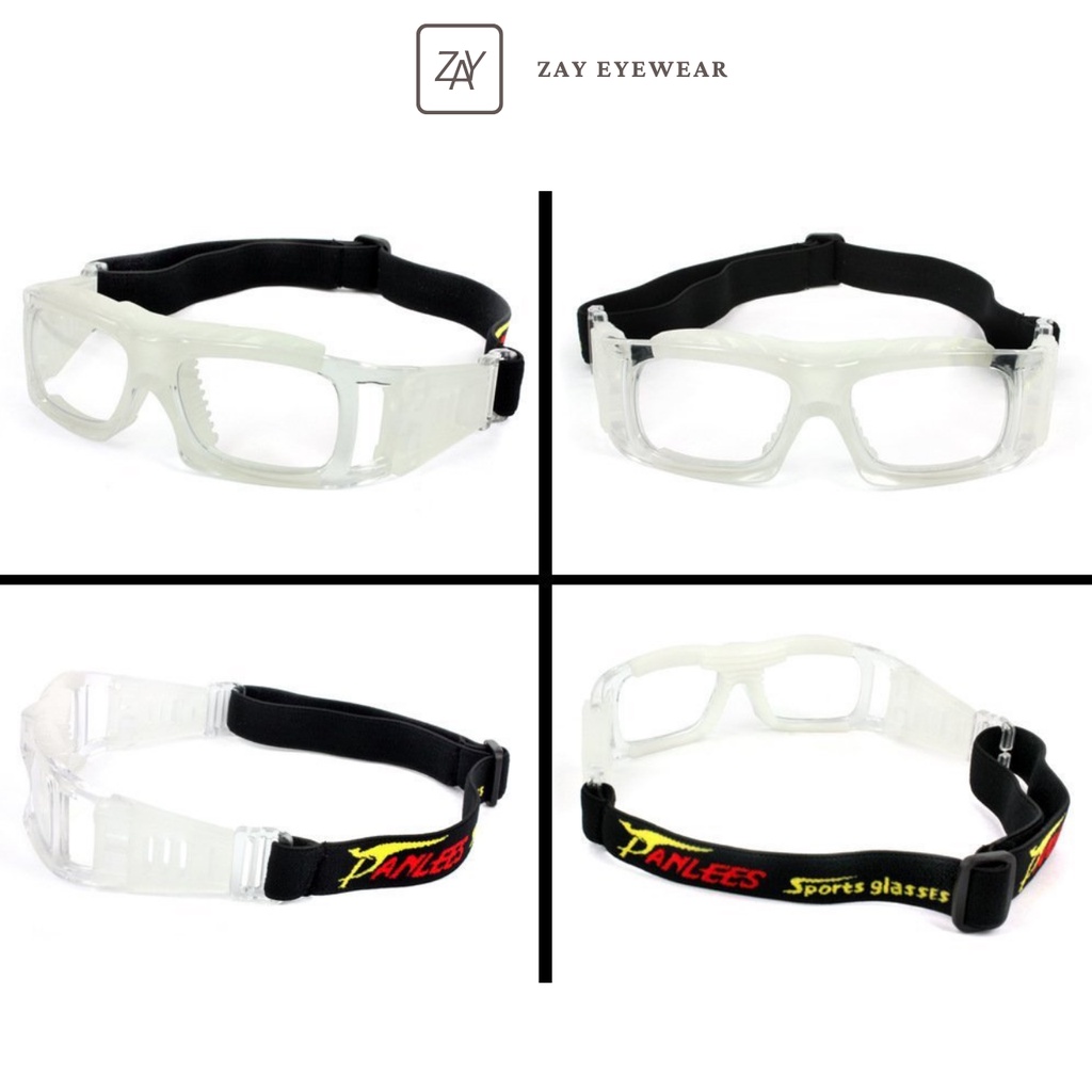 Kính chơi thể thao chịu lực đá bóng, bóng rổ rộng tầm nhìn lớn thoáng khí Panlees JH731 Chính Hãng