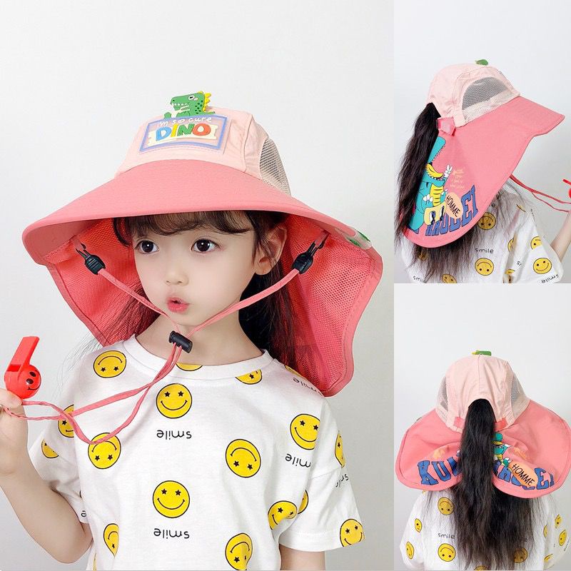 Nón Tai Bèo Vành Rộng Thoáng Khí Thời Trang Mùa Hè Dành Cho Trẻ