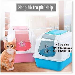 Hỗ trợ Ship- Nhà vệ sinh mèo có lọc khí, giá rẻ