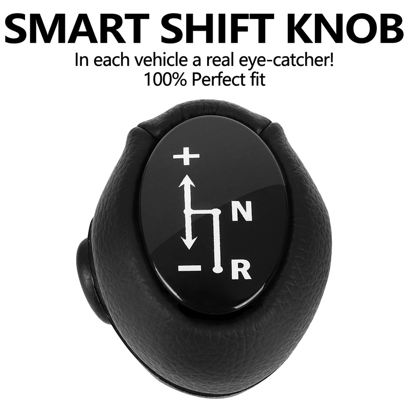 Núm Bọc Cần Số Xe Hơi Thông Minh Màu Đen Chuyên Dụng Cho Fortwo 450 451 1998-2014 Smart Roadster 452 2003-2006