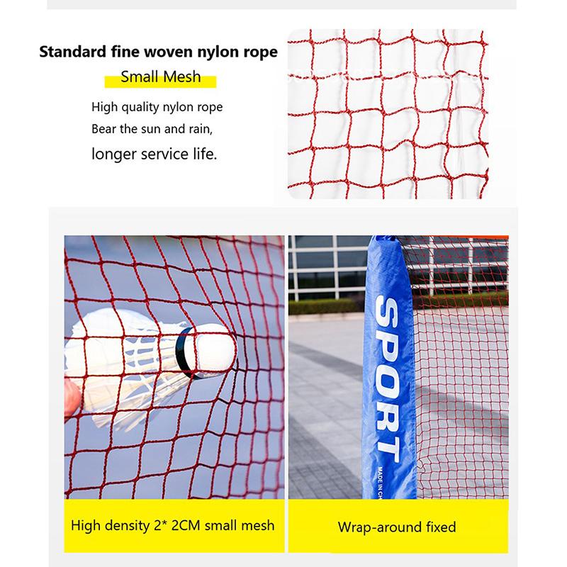 Lưới Chơi Cầu Lông / Bóng Chuyền Thể Thao Ngoài Trời / Trong Nhà / Ngoài Trời Tiêu Chuẩn Gấ