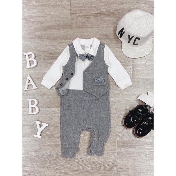 Body cotton giả vest sz 0-24M