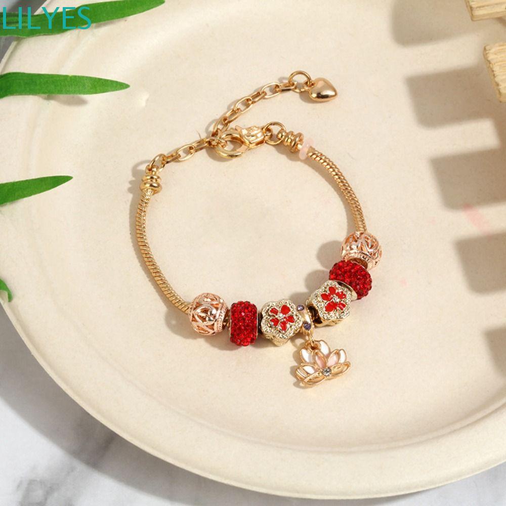 Lilyes Vòng Tay Chuỗi Hạt Xương Rắn Xương Ông Già Noel Tuần Lộc Độc Đáo Làm Quà Tặng Giá