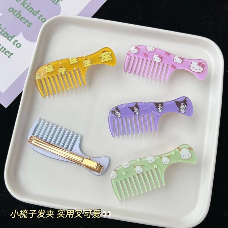 Sanrio Kẹp Tóc Hình Lược Nhỏ Xinh Xắn Cho Bé Gái