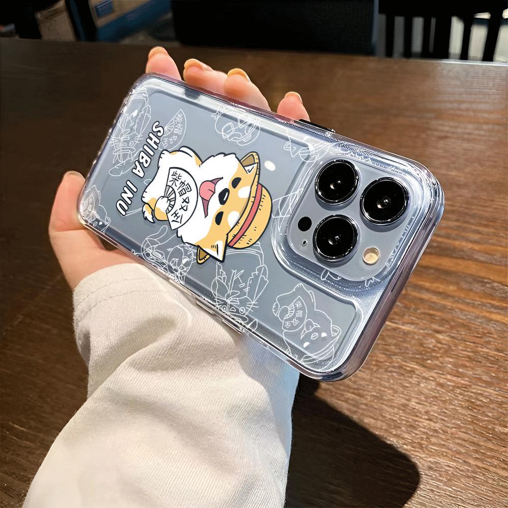 Ốp Điện Thoại Tpu Trong Suốt In Hình Chó Đáng Yêu Cho iphone 14promax 13 12 11 7Plus 7 8 X XR XSMax
