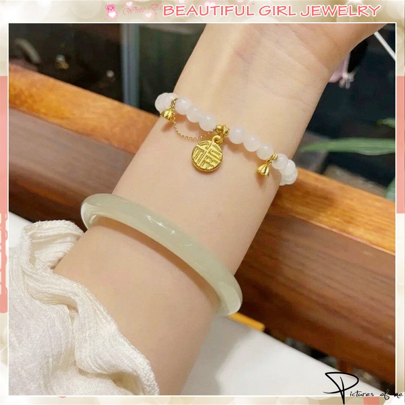 Vòng Đeo Tay May Mắn Nhân Vật Thời Trang Hàn Quốc Chất Lượng Cao Dễ Phối Đồ Trang Sức Cho Nữ