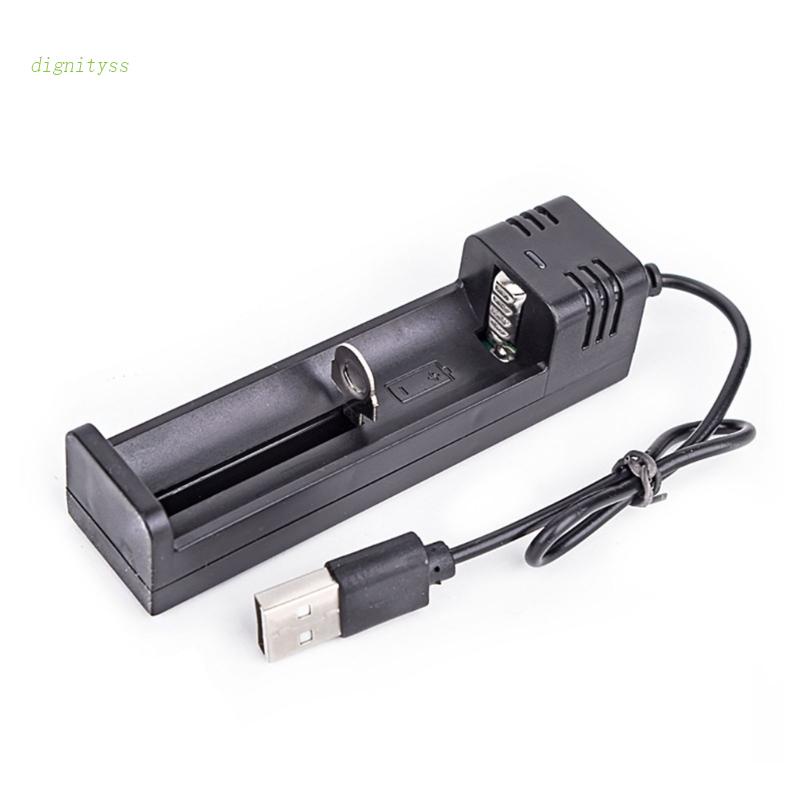 1 Khay Sạc Pin 18650 Có Đèn LED Báo Tín Hiệu