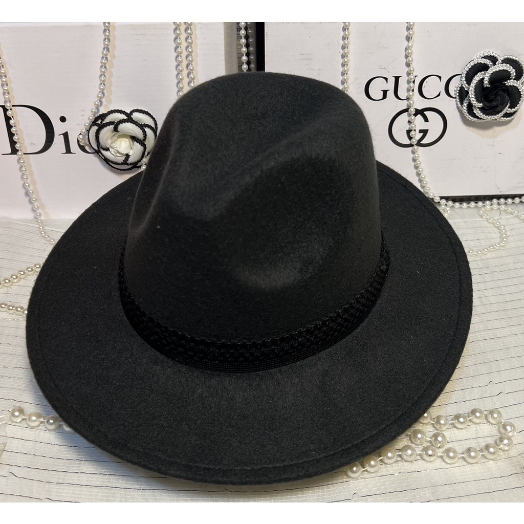 Mũ vành tròn rộng phong cách vintage cho nam nữ