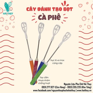 Cây khuấy tạo bọt cafe
