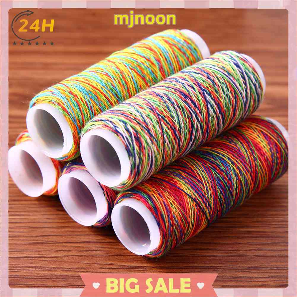 Set 5 Cuộn Chỉ Thêu Nhiều Màu Sắc