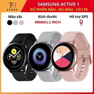 Đồng hồ thông minh Samsung Galaxy Active phiên bản Samsung Active R500, kích thước 40mm với 3 màu đen, vàng hồng và bạc