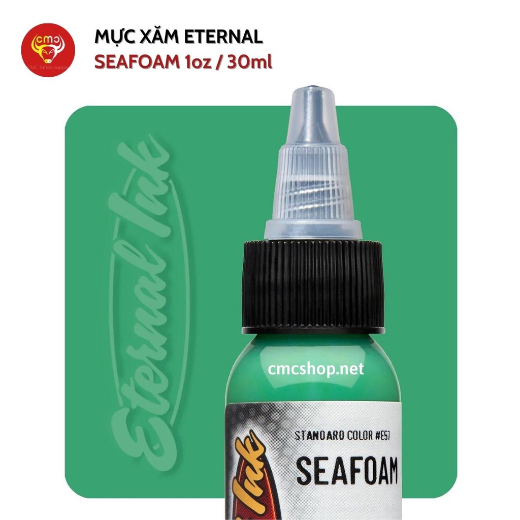 Mực xăm Eternal Seafoam 30ml  30ml CMC Tattoo Supply