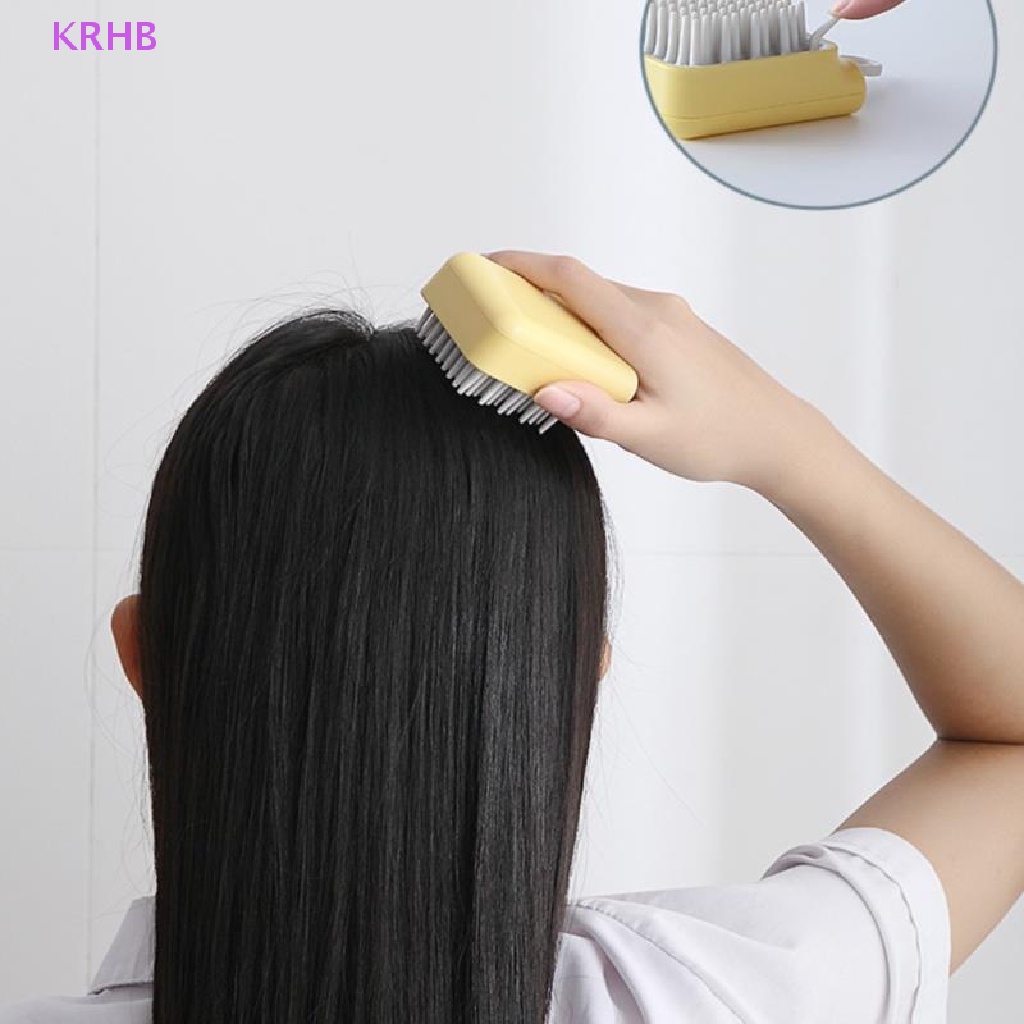 Lược Silicon Mát Xa Da Đầu Khi Tắm Tiện Dụng Mới