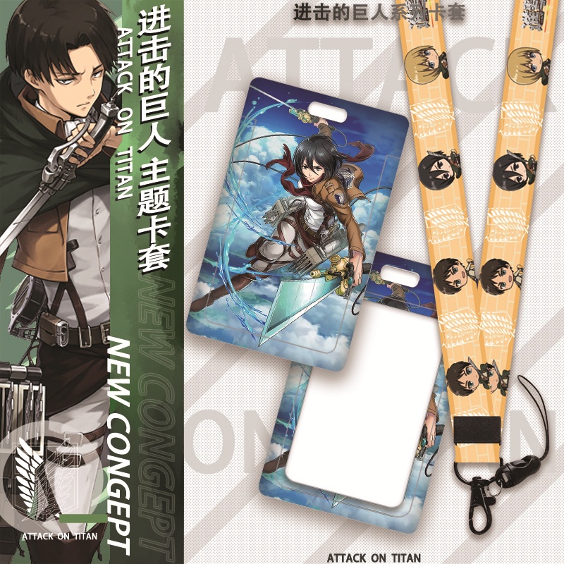 Dây Đeo đựng Thẻ Học Sinh, Sinh Viên và các loại thẻ khác in hình Anime/Manga Attack on Titan