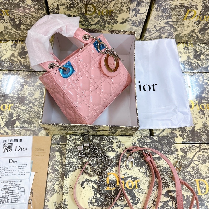 TÚI ĐEO CHÉO NỮ DIOR SIZE 17 Ô TRÁM DA BÓNG FULLBOX SMANO BAGS HOẢ TỐC