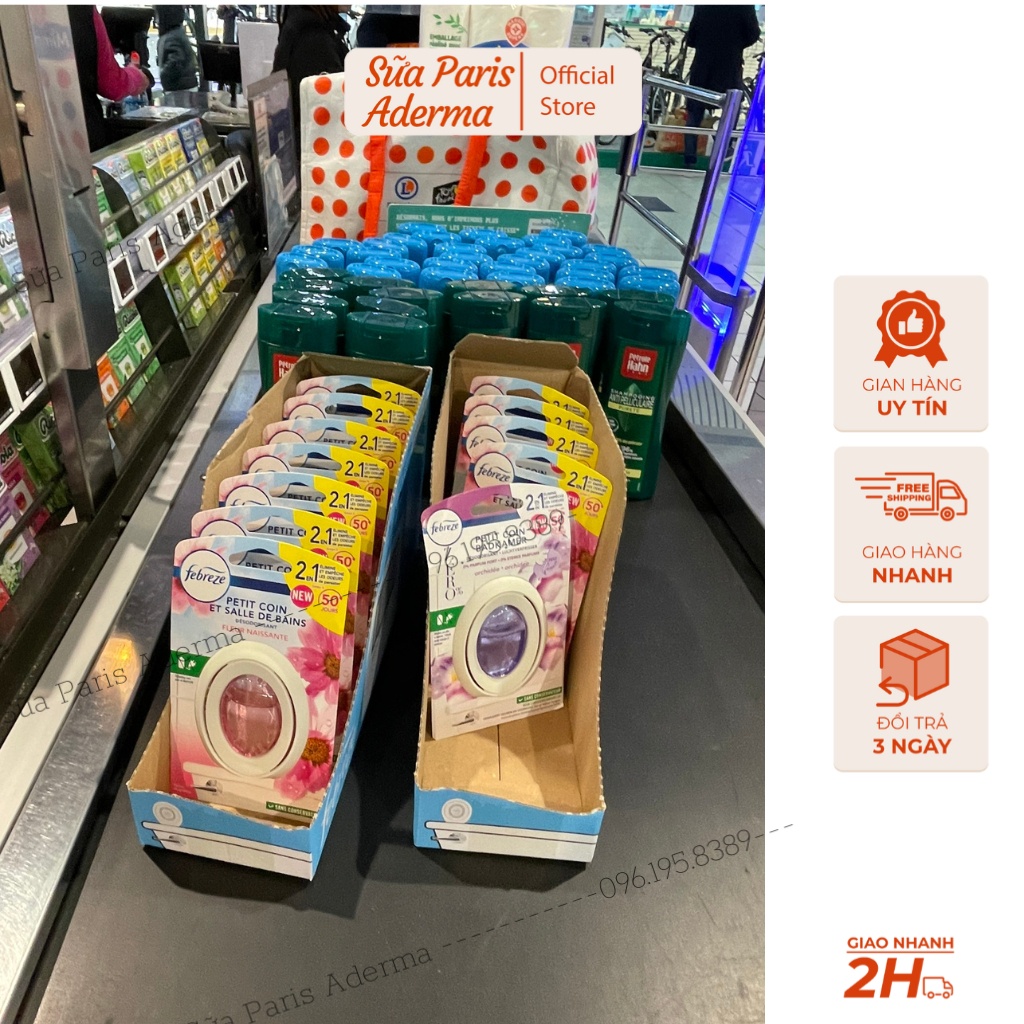 Nước thơm phòng Febreze Petit coin mang lại cảm giác thư giãn thoải mái cho không gian nhà vệ sinh, phòng tắm, phòng ngủ