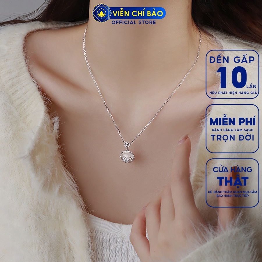 Dây chuyền bạc nữ trường mệnh NEW chất liệu bạc 925 thời trang phụ kiện trang sức Viễn Chí Bảo D000520