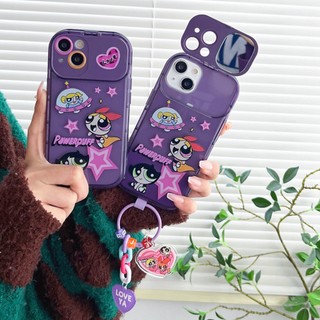 Ba Cô Gái Đẹp Giá Đỡ Gương Vanity iPhone Ốp Lưng Cho iPhone 17ProMax 16 15 14 13 12 11 Chống Rơi