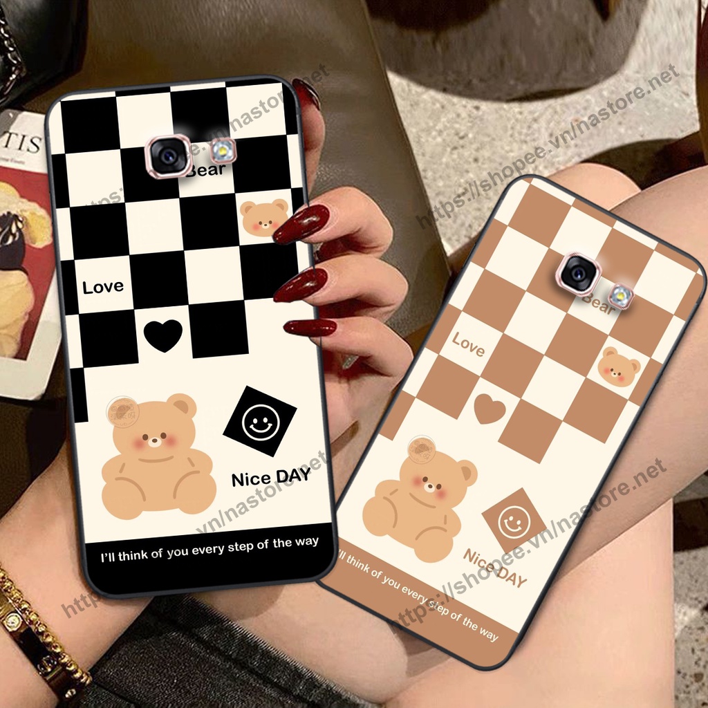 Ốp lưng Samsung A3 2017 / A5 2017 / A7 2017 mẫu gấu hoạt hình mới nhất 2023 cute giá rẻ