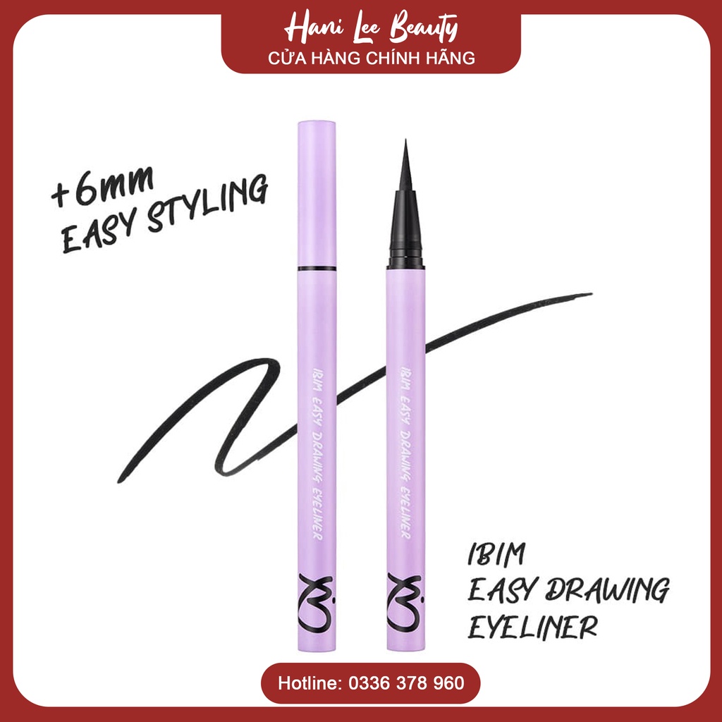 Bút Kẻ Mắt Nước Siêu Mảnh IBIM Easy Drawing Eyeliner