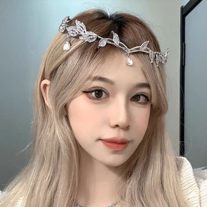 Cài Tóc Hình Vương Miện Đính Đá Lấp Lánh Sang Trọng