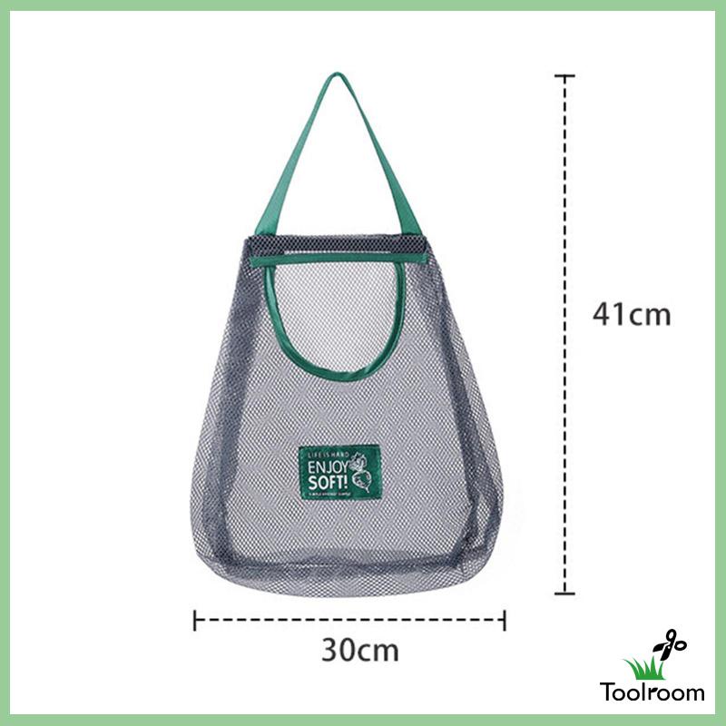 Bộ 3 Túi Lưới Đựng Trái Cây / Rau Củ Tiện Dụng Mang Theo Du Lịch Cắm Trại