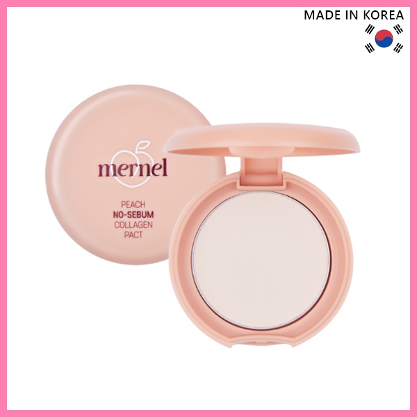Son Môi Mernel X Ateez Peach No-Sebum Collagen Pact 7.5g★Giao Hàng Từ Hàn Quốc Từ Hàn Quốc★