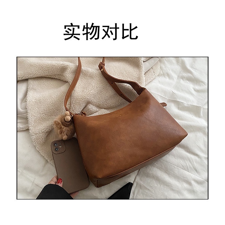 Túi Đeo JASMIN NOIR Chéo Da PU Thiết Kế Đơn Giản Thời Trang Cho Nữ