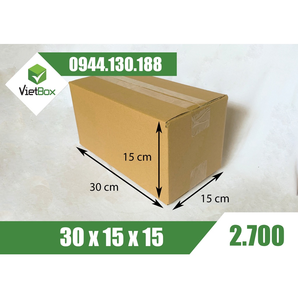 Combo 20 hộp carton 30x15x15
