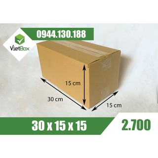 Combo 20 hộp carton 30x15x15