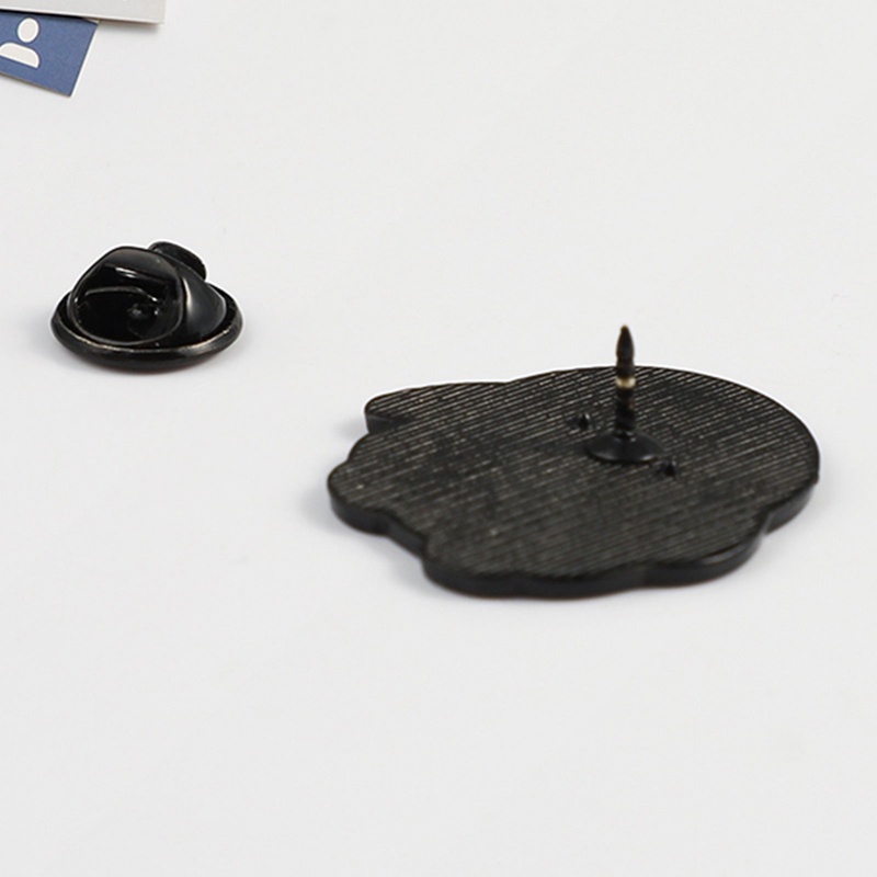 Huy Hiệu Cài Áo Hình Chim Cánh Cụt Hoạt Hình Vui Nhộn Bằng Kim Loại